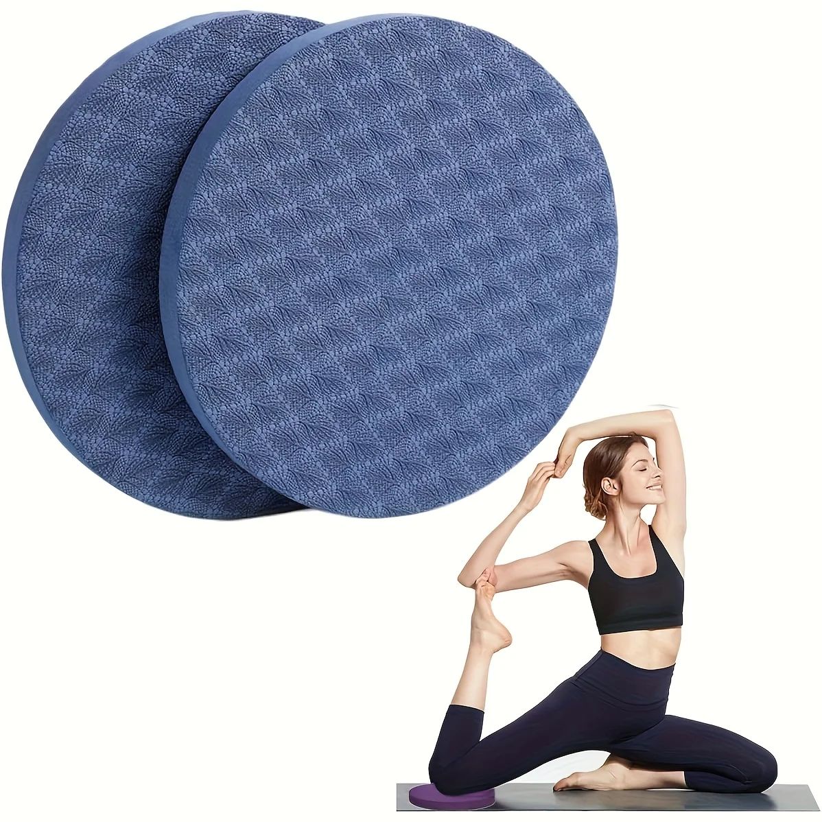 Pilates Yoga For Beginners - Lot de 2 genouillères de yoga,