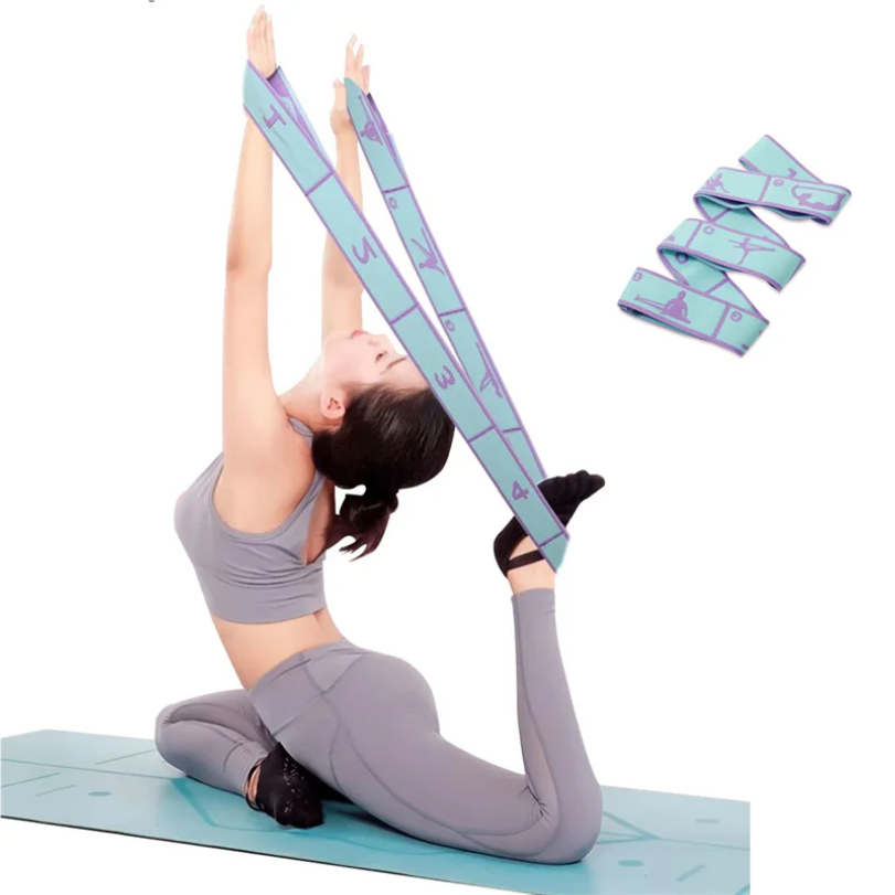 Pilates Yoga For Beginners - Bande élastique de résistance de Yoga,