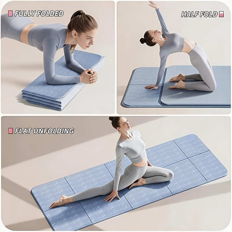 Pilates Yoga For Beginners - Tapis de yoga pliable antidérapant extra