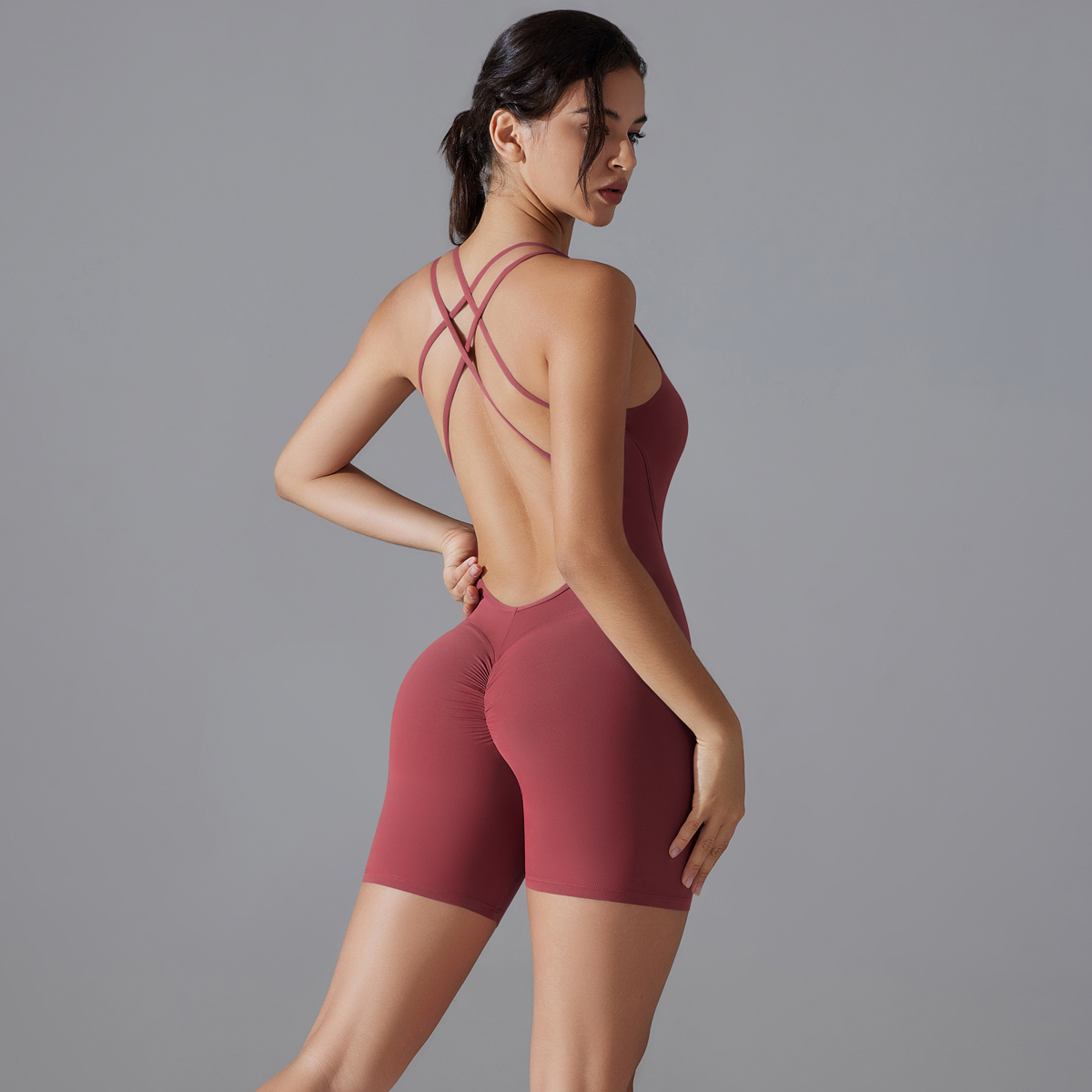 Ensemble de Yoga Sexy dos nu s - Pilates Yoga Set avis et prix