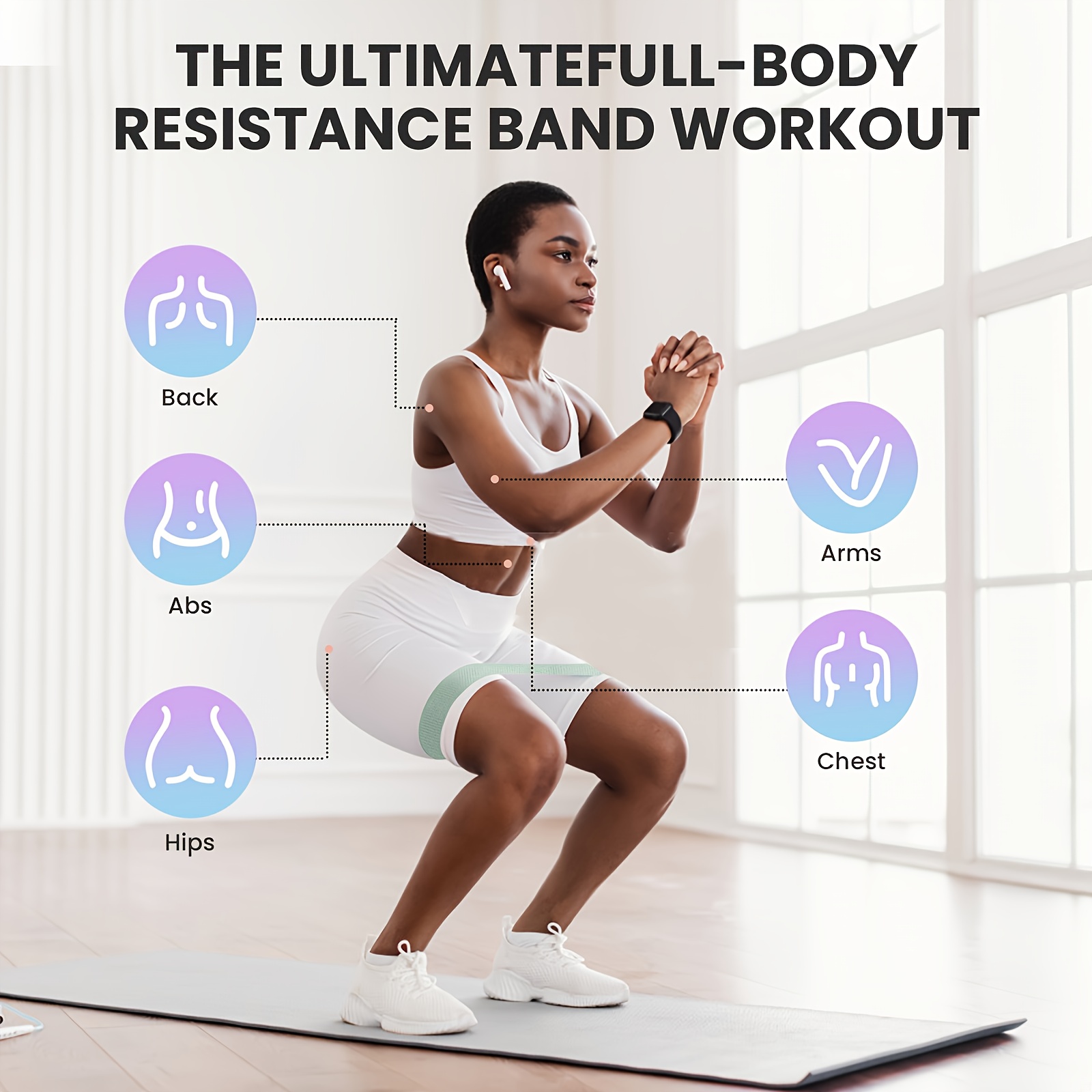 1 pièce/4 pièces bandes de rés - Pilates Yoga Body avis et prix