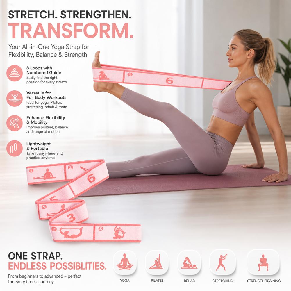 Bande de Résistance Élastique  - Pilates Yoga For Beginners avis et prix